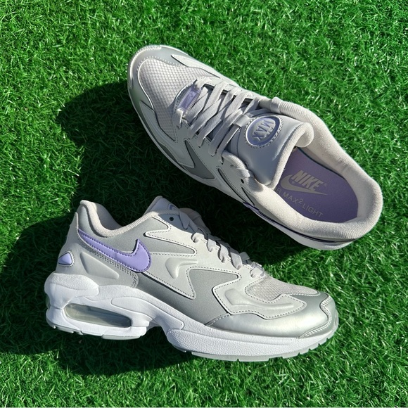 Nike Air Max 2 Light Se Vast Grey / Purple Agate - Picture 9 of 11